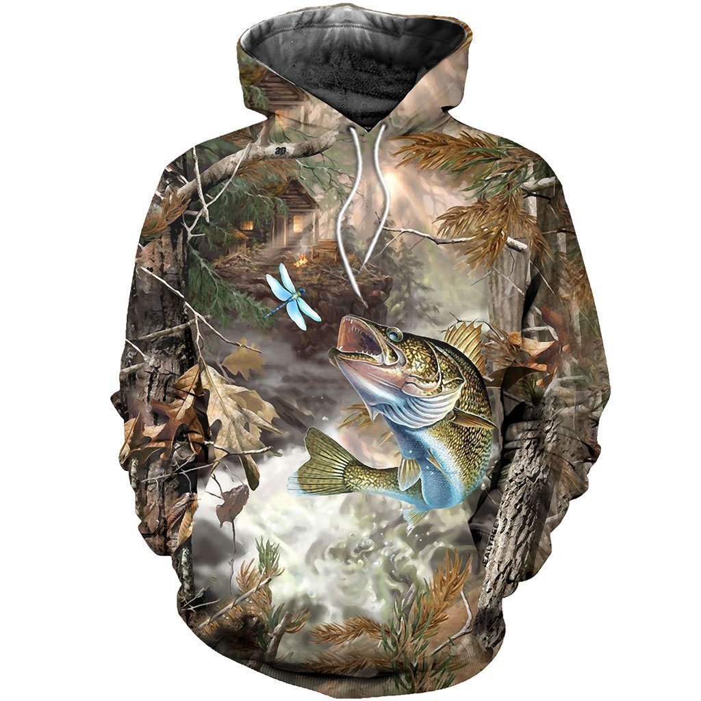 3D printed dragonfly fishing hoodie, a fun and meaningful gift for loved ones