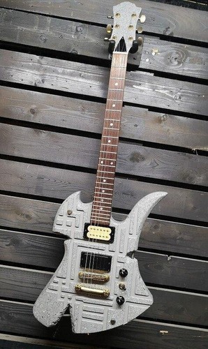 Mockingbird Concrete Custom B.C.Rich Fernandes Metal Vintage Rare 250525 - Picture 4 of 10