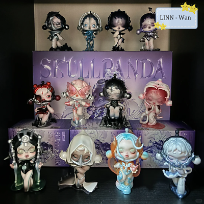 POP MART Skullpanda-The Sound Series-Figure Blind Box Art POP MART Skullpanda-The Sound Series-Figure Blind Box Art