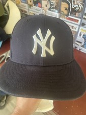 New York Yankees New Era 59fifty Hat / Cap 7 1/8 With 1996 World Series Patch 