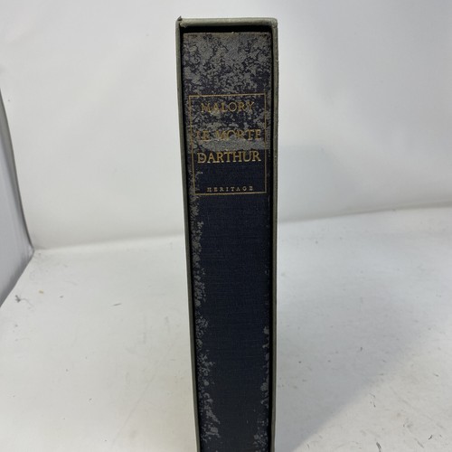 Le Morte D'Arthur Sir Thomas Malory Heritage Press Slipcase 1955 Acceptable - Picture 2 of 11