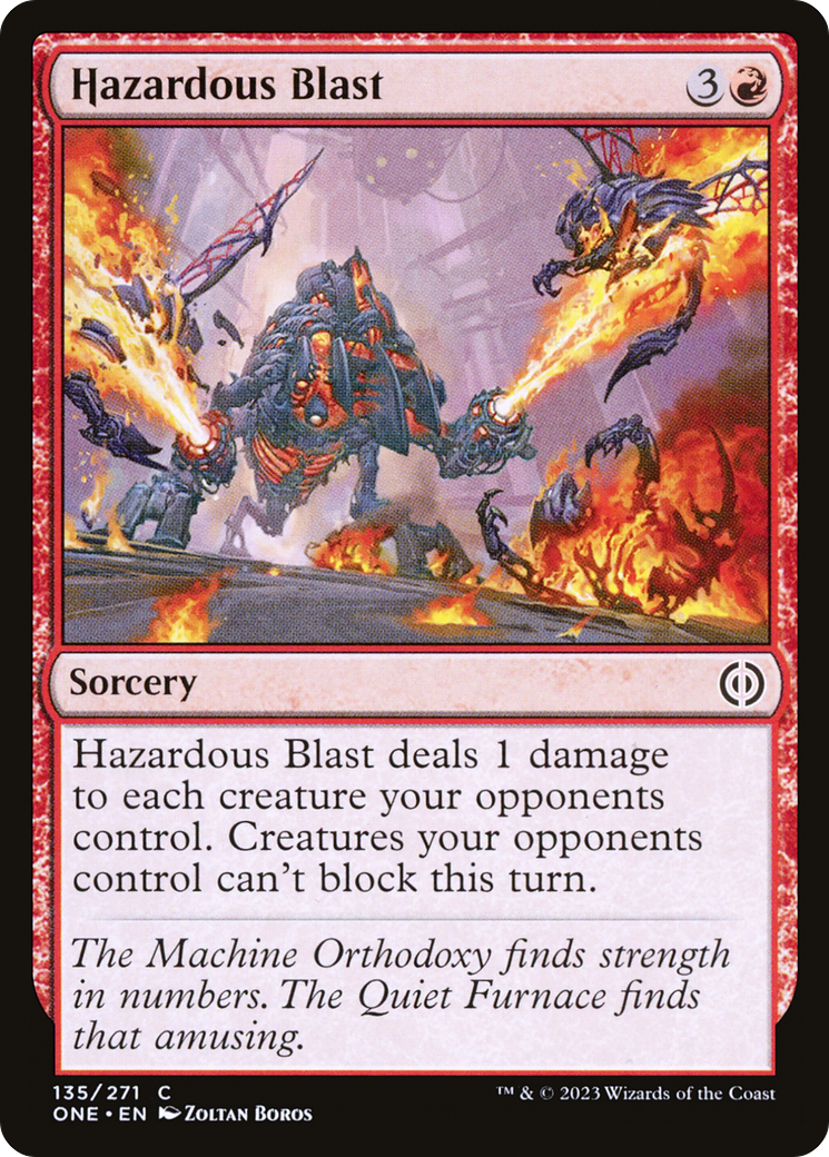 x1 Hazardous Blast ONE MTG 135/271 COMMON M/NM 1x | eBay