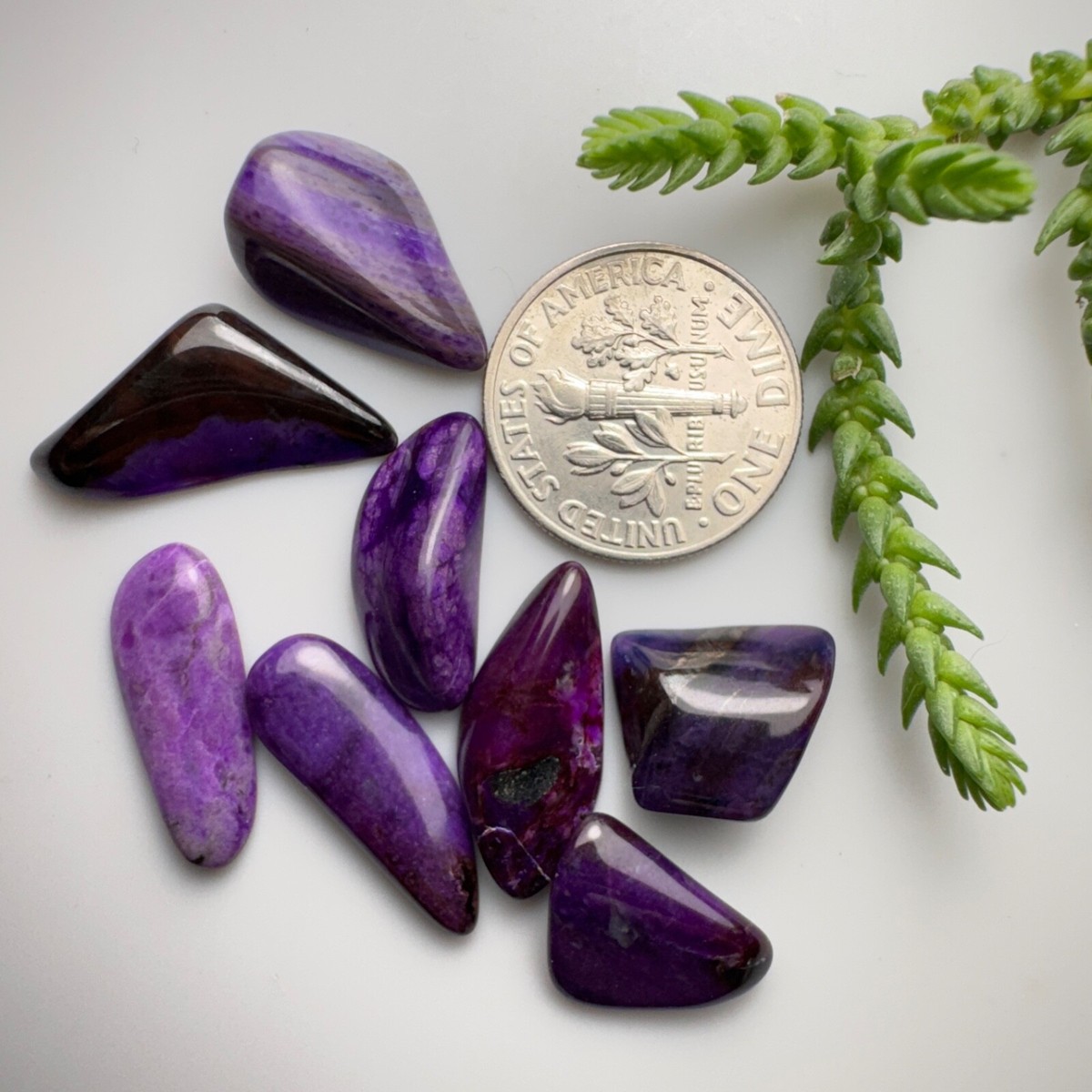 Natural Gel SUGILITE Cabochons Lot of Untreated Gemstone