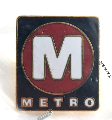 VTG LA Metro Red Line Rapid Transit Los Angeles Metrorail Pin Transportation
