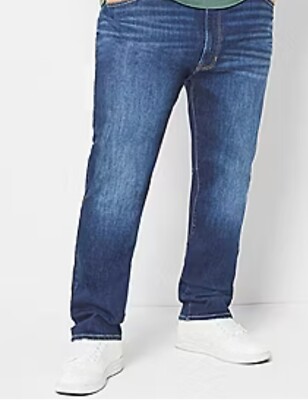 Arizona Advance Flex 360 Men Jeans 50x30Blue Cotton B Straight Stretch Denim