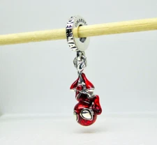 Authentic Pandora #792323C01 Marvel Hanging Spider-Man Dangle Charm