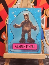 1987 Alien Productions Alf Gimme Four Sticker Card 5