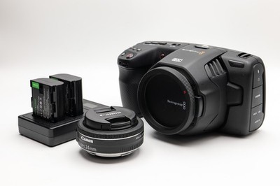 Blackmagic Design Pocket Cinema Camera 6K + Canon 24mm f/2.8 Lens Kit