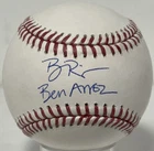 Ben Rice Signed Official MLB Baseball Ben Arroz Auto Steiner CX COA NY Yankees