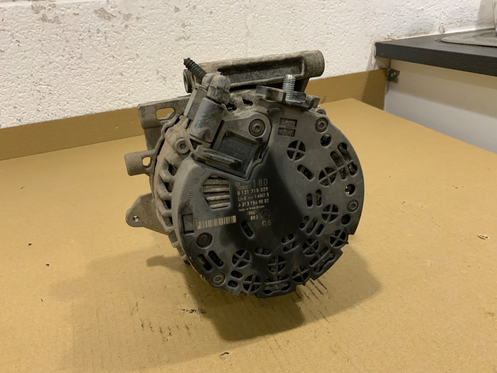 MERCEDES E CLASS Alternator 2148 Diesel 2009 W211 OM646.821 A0131549002