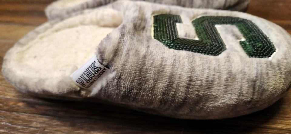 Victoria Secret By Pink 密歇根州立斯巴达拖鞋 S 码 — 第 4/4 张图片