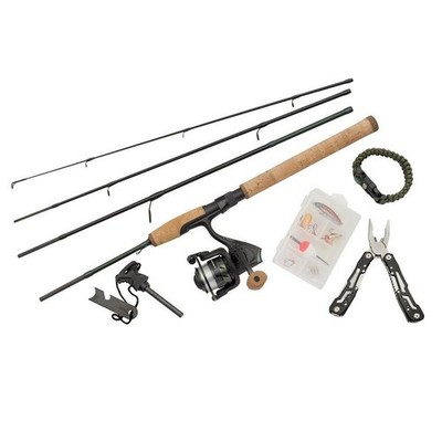 Abu Garcia Diplomat Wilderness Survival 4-teiliges Combo 664L Rute & Angelset