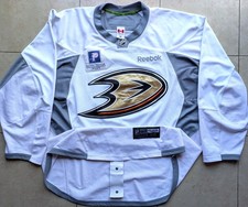Anaheim Ducks 2010s REEBOK Game Practice Authentic jersey 58 white NHL hockey