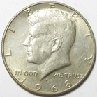1968-D Kennedy Half Dollar - 40% Silver - #10914-12