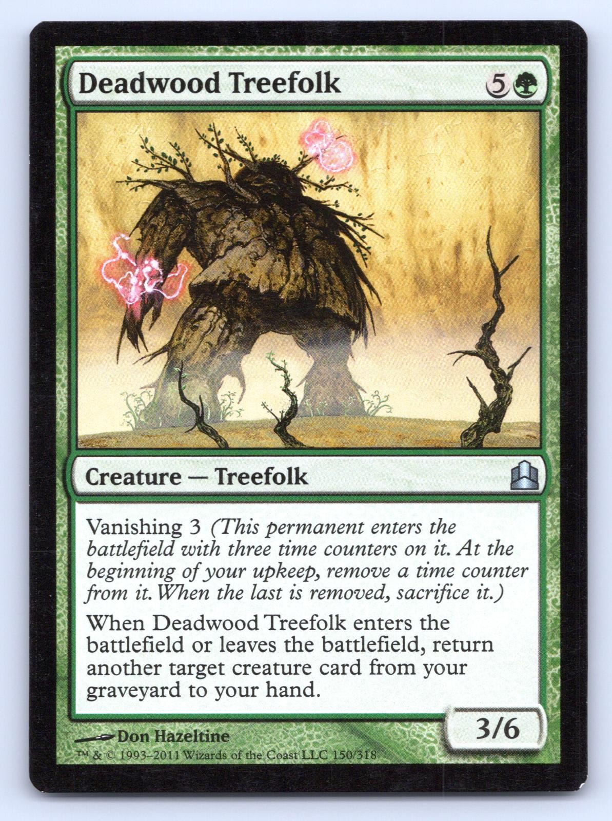 Deadwood Treefolk 150 Uncommon Commander Magic: The Gathering Near Mint