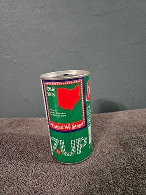 Vintage 7UP 1803 Ohio Commemorative Soda Can from 1976