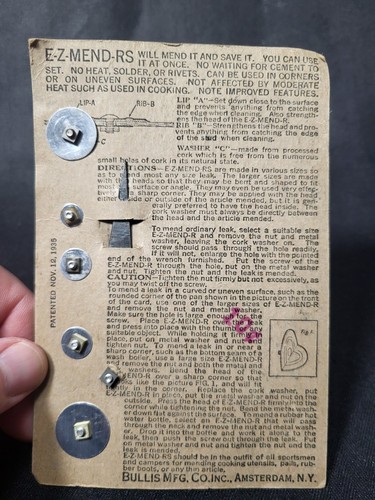 Vintage, Rustless, E-Z- Mend-RS" Mending Patches - Picture 5 of 7