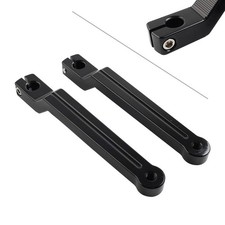 Ferse & Toe Gearschichthebel f&uuml;r Harley Softail Touring Trike Paar Glanz schwarz
