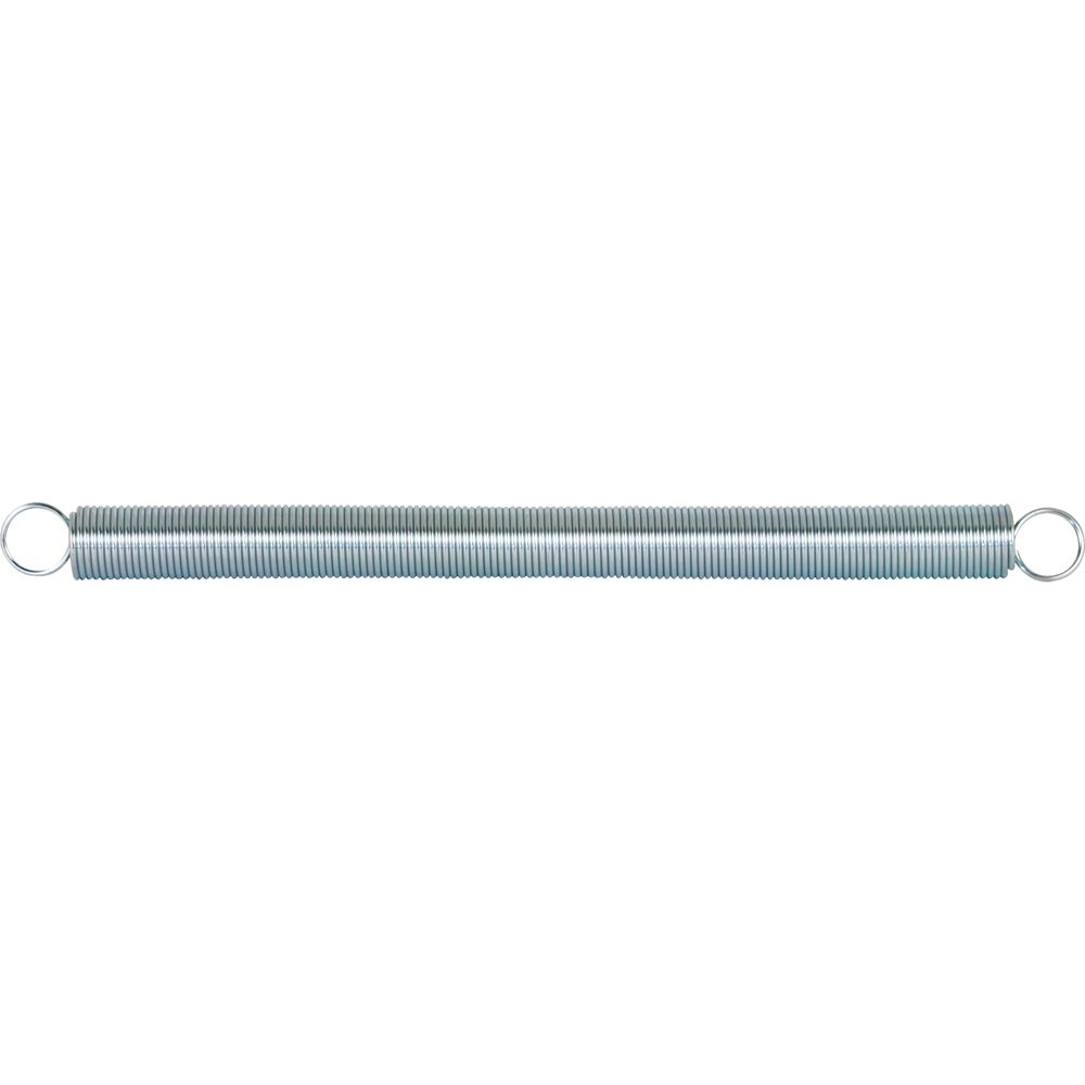 SP 9645 Nickel-Plated Extension Spring, Spring Steel Construction, 0.375 Inch Length-image