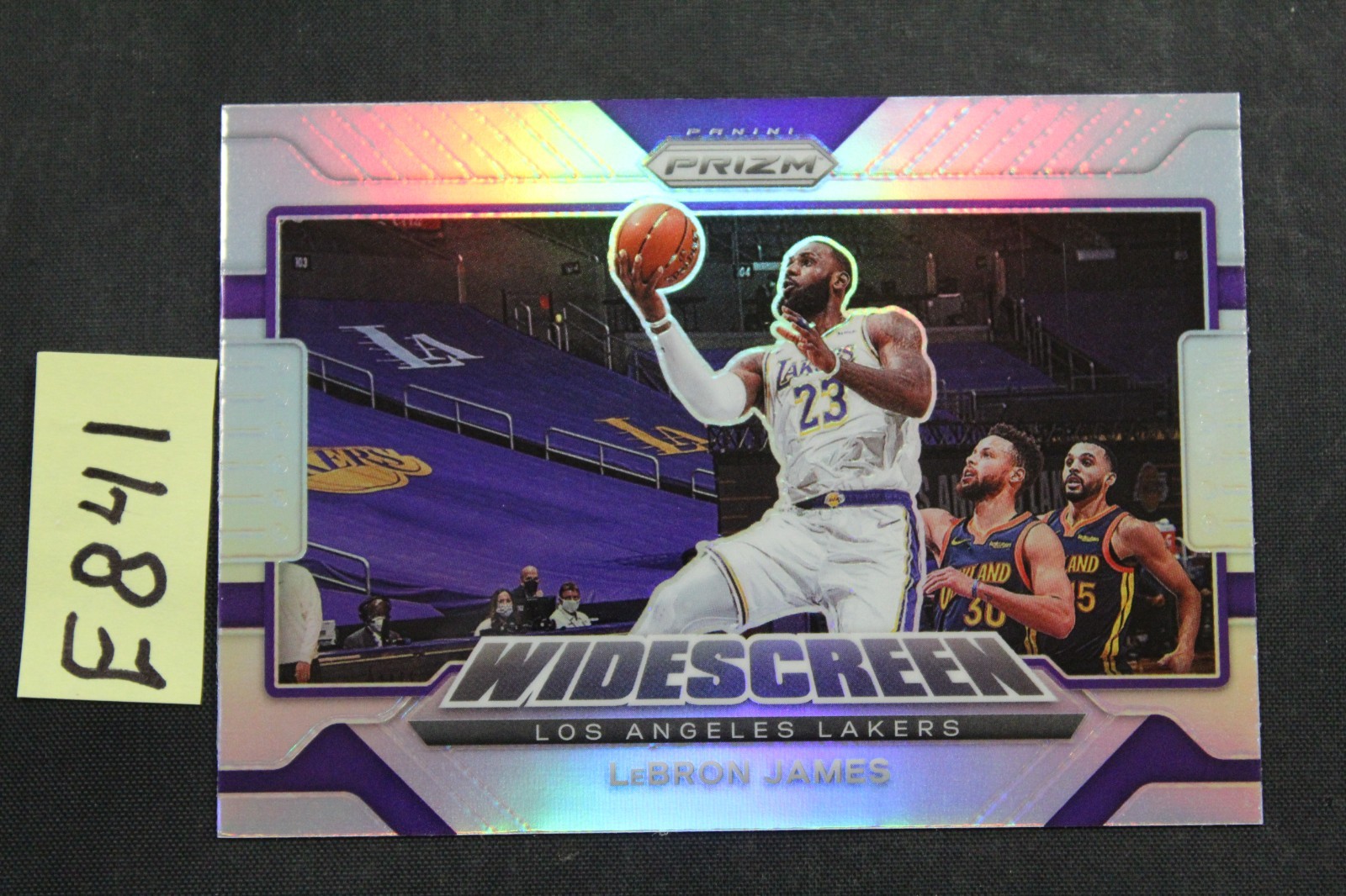 2021-22 Prizm LeBron James Widescreen Prizm Silver #10 Lakers (E841