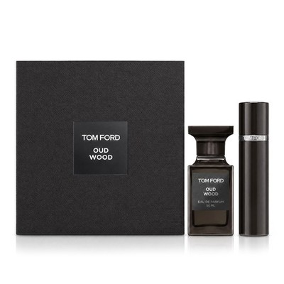 Tom Ford Oud Wood EDP 50 ml + Nachfüllbarer Parfümzerstäuber (unisex)