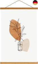 A4 Posterleiste Posterschiene Posterleisten 21CM, Magnet Magnetische Holz