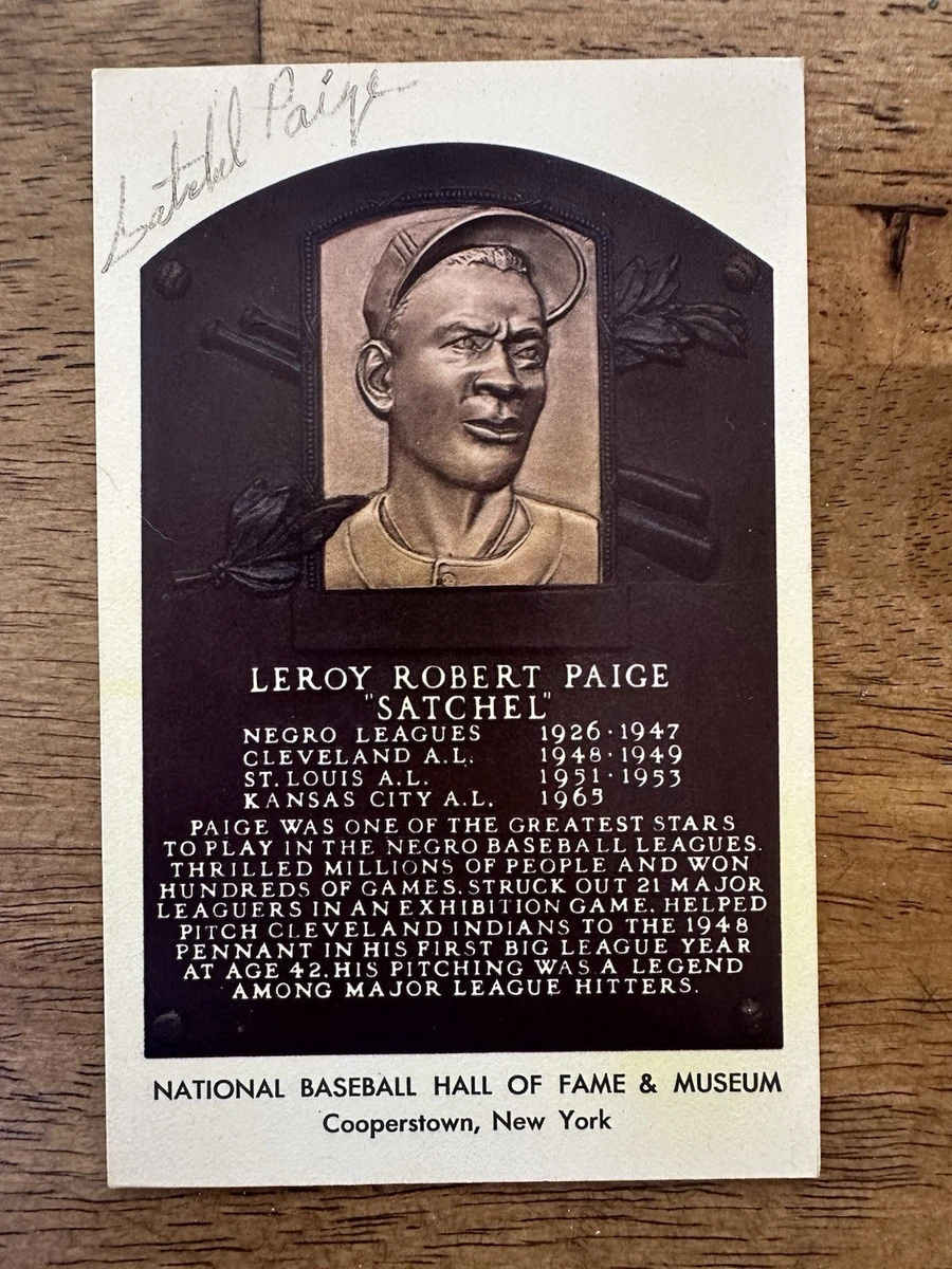 Satchel Paige MLB Original Autographed Postcards for sale | eBay