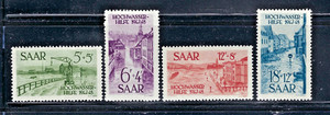 Saar 1948 #B61-64 Short set MNH Flood Relief