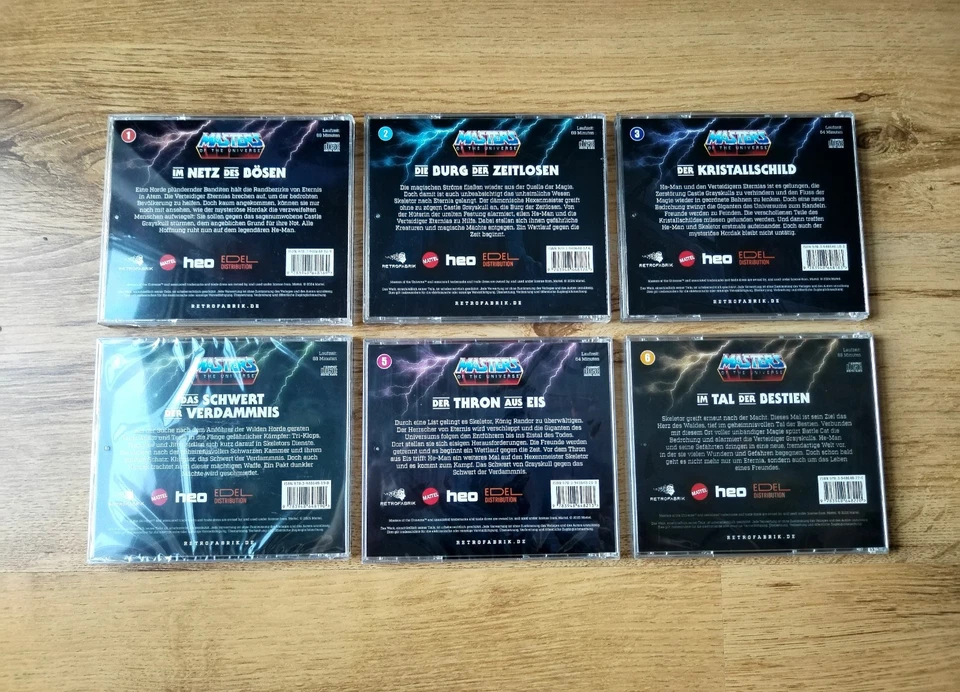 Masters of the Universe, Hörspiel, CD, Folgen 1-6, Retrofabrik (teilweise Neu) - Bild 2 von 2