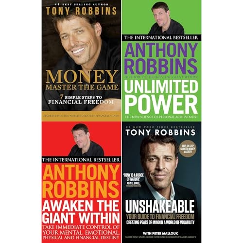 B&Q -  Tony Robbins Success Mastery Collection 4 Books Set: Money Master The GameUnlimited Power And MoreFour Bestsellers On Wealth, - Image 4