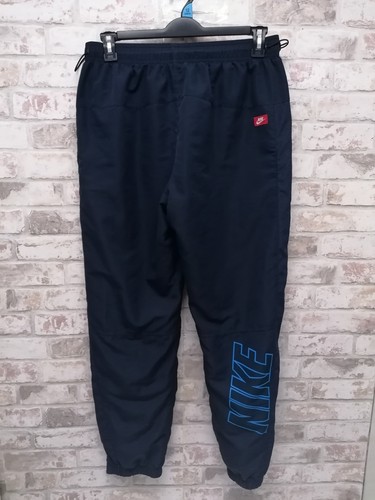 Vintage Nike 90s - Navy Blue - Lined Tracksuit Bottoms - Size Large - Picture 7 of 14