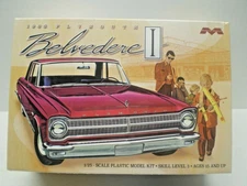 Moebius Models 1218 1:25 1965 Plymouth Belvedere Classic Car Model Kit