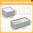 Homsorout Schublade Organizer Faltbare Kleiderschrank Organizer Schubladen