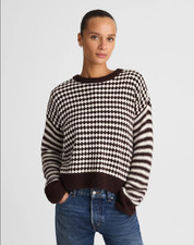 100 AUTHENTIC Madewell Mixed Stripe Pullover Sweater