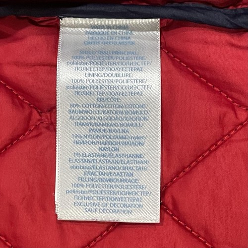 Ralph Lauren Baby 9M Quilted Vest Navy Blue Sleeveless Jacket Red Pony Logo - Picture 6 of 8