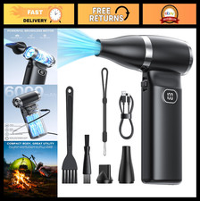 Cordless Electric Air Duster - 60 MPH Mini Blower for Electronics, Keyboard Ca