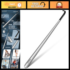 Extra Long Shoe Horn for Seniors  Men - 31.5" Metal Handle Boot Helper, Stainle