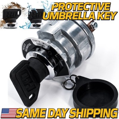 Starter Ignition Switch fits Kubota B4200 B5100 B5200 B6100 B6200 w/ 3 Keys