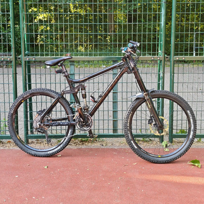 Bionicon Golden Willow Mountainbike Fully schwarz, hydr. Scheibenbremsen