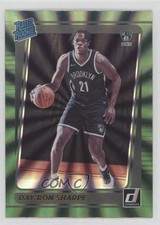 2021-22 Panini Donruss Rated Rookie Holo Green Laser Day'Ron Sharpe #215 03rx