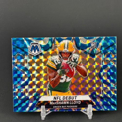 2024 Panini Mosaic #279 MarShawn Lloyd Mosaic Reactive Blue