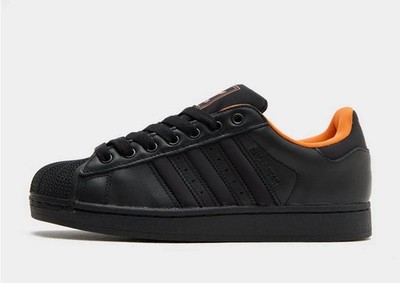 Adidas Originals Superstar II Schwarz und Orange Alle Größen Limitierter Vorrat
