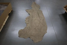 Half Cowhide Light Brown  Leather Hide Leathercraft DIY Upholstery #2701