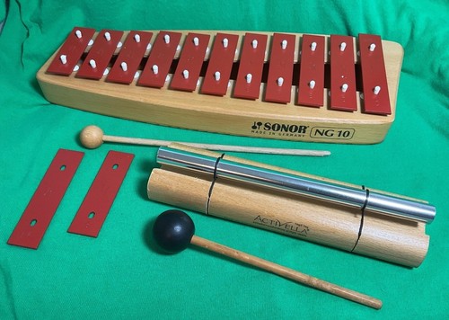 Soprano Sonor Glockenspiel Diatonic NG 10 Instrument w/ Free Solo Energy Chime