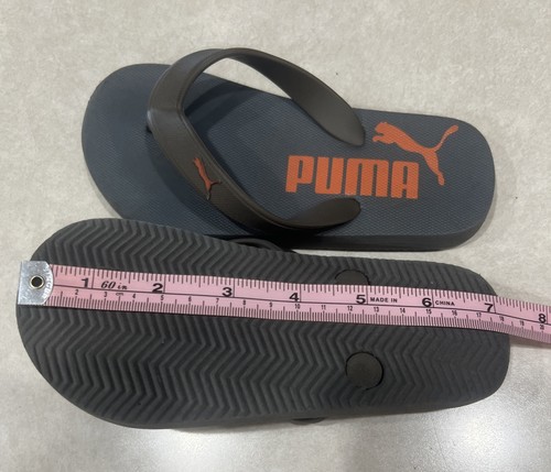 Puma "Set bestehend aus 2" (kleines Kind) schwarz/rot/blau & grau/orange Flip-Flops ~ ~ Größe 11/12 - Bild 17 von 17