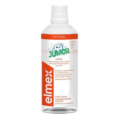 Mouthwash for Kids 13.5 Fl Oz Mint Flavor with Fluoride for Stronger Teeth