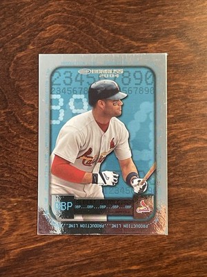 2004 Donruss Production Line OBP /439 Albert Pujols #PL-OBP-2