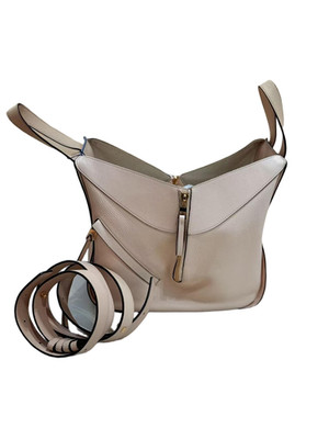 Loewe Hammock Pink Medium Tote Bag Calfskin Leather Women