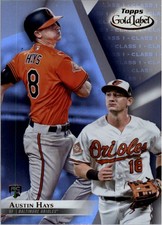 2018 Topps Gold Label Class 1 #15 Austin Hays RC - BB
