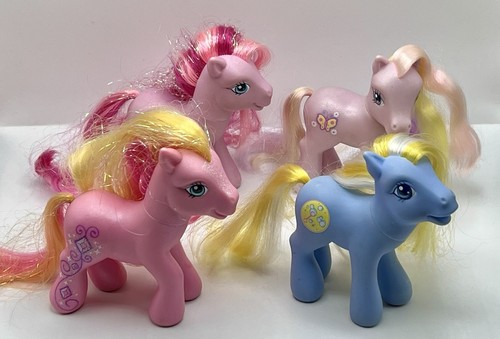 2002-2003 My Little Pony Vintage MLP Figures Lot Of 4